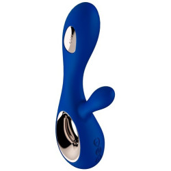 LELO Vibromasseur Soraya Wave 22 x 3.8 cm Bleu nuit